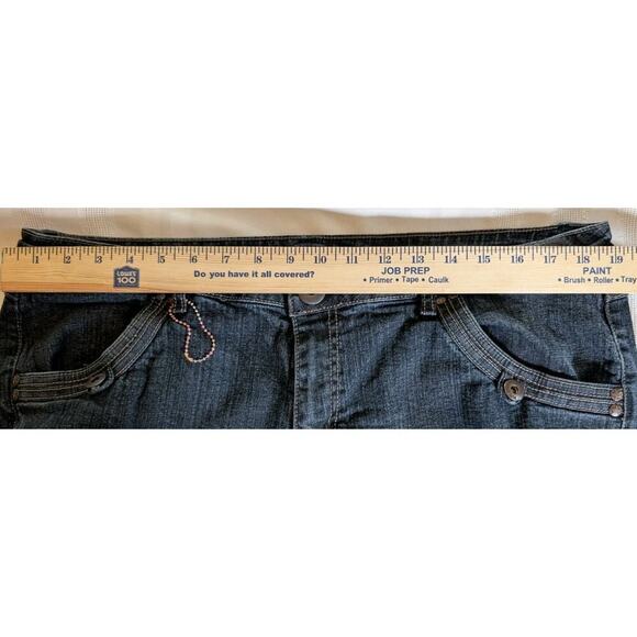 VTG Bubblegum USA Brand Blue Jeans Women's Size 20 Plus Bootcut Pink Keychain - Picture 9 of 10